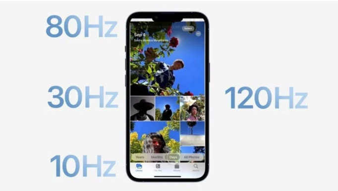 新城苹果14维修分享iPhone 14有高刷吗 